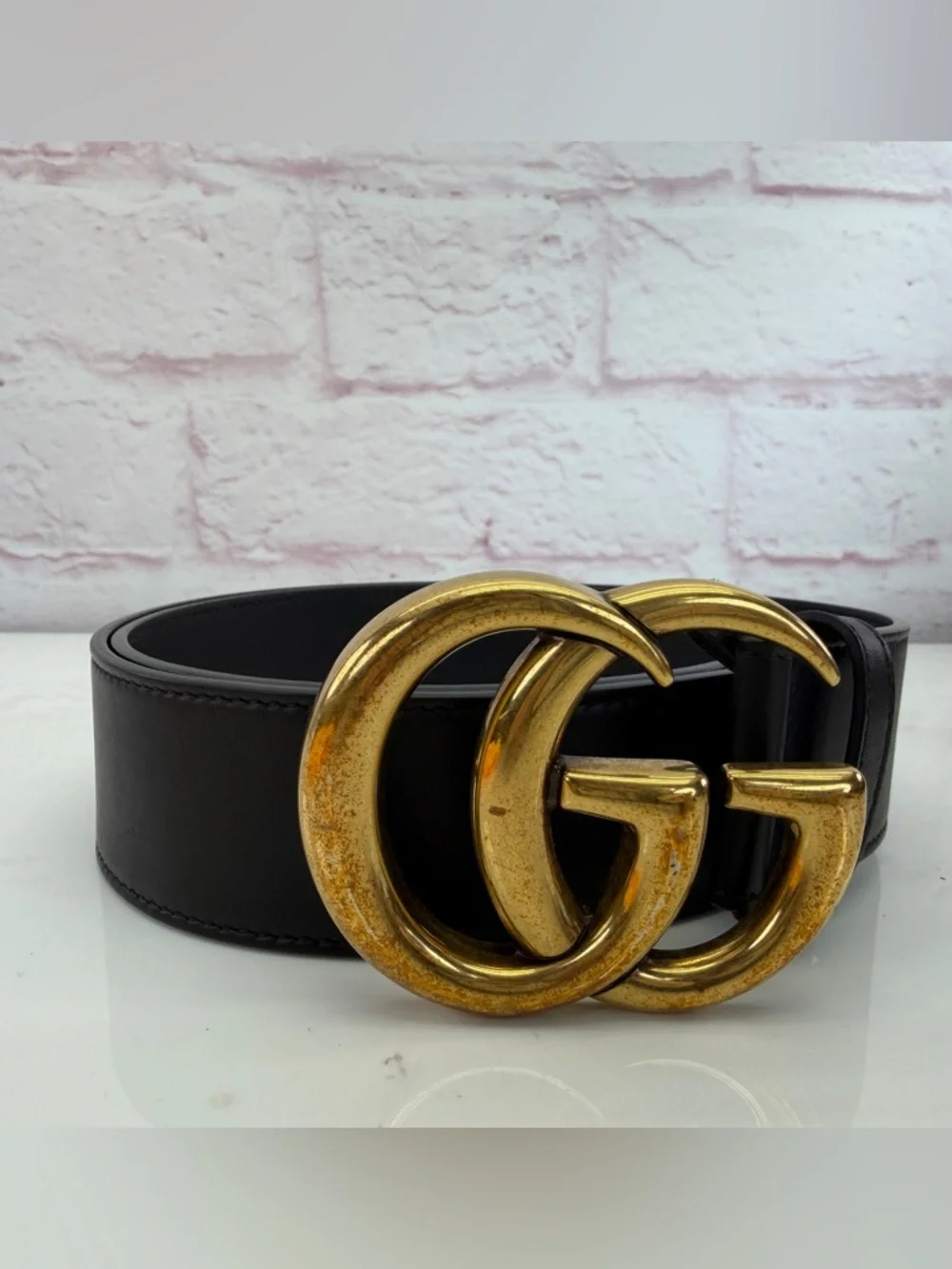 Gucci | Accessories | Gucci 25 Re Edition Wide Leather Belt  display picture 1
